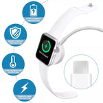 Câble de charge rapide magnétique USB-C / Type-C de 1 m pour Apple Watch Series Ultra/8/7/6/SE/SE2/5/4/3/2, DS-XB012