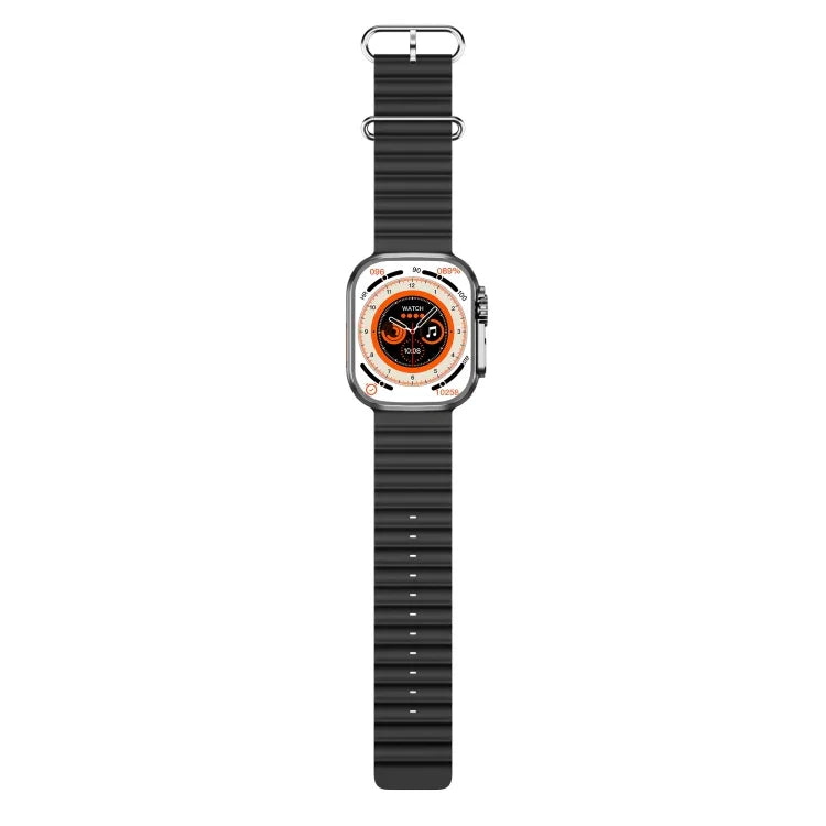 Montre connectée WS83 MAX ULTRA avec écran couleur de 2,03 pouces, compatible avec la surveillance de la fréquence cardiaque et de la pression artérielle.