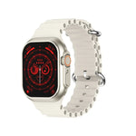 Montre connectée W800 Ultra avec écran couleur de 2,02 pouces, compatible avec la surveillance de la fréquence cardiaque et de la pression artérielle.