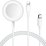 Pour Câble de Recharge Magnétique USB 2 en 1 (1,2 m) pour Apple Watch Series et iPhone, DS-XB015