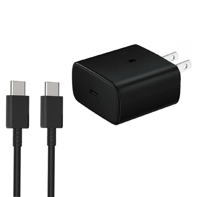 M135 Chargeur rapide USB-C / Type-C 45W avec câble Type-C 5A vers Type-C, prise US, prise US + câble Type-C