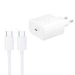M135 Chargeur rapide USB-C / Type-C 45W avec câble Type-C 5A vers Type-C, prise EU, prise EU + câble Type-C