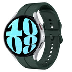 Bracelet de montre en silicone de 20 mm, pour Samsung Galaxy Watch 6 40 mm, pour Samsung Galaxy Watch 6 Classic 43 mm