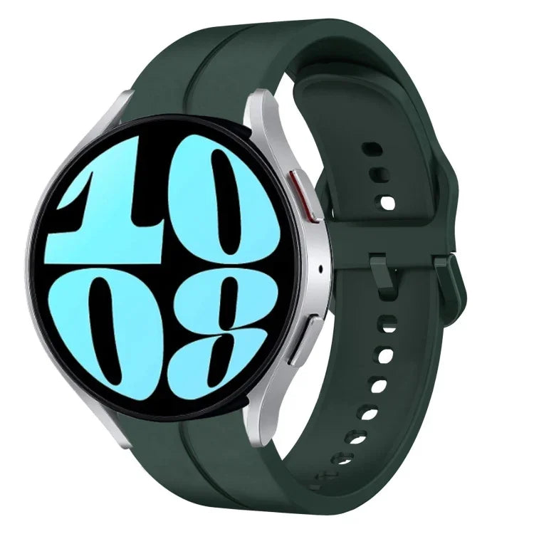 Bracelet de montre en silicone de 20 mm, pour Samsung Galaxy Watch 6 40 mm, pour Samsung Galaxy Watch 6 Classic 43 mm