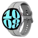 Bracelet de montre en silicone de 20 mm, pour Samsung Galaxy Watch 6 40 mm, pour Samsung Galaxy Watch 6 Classic 43 mm