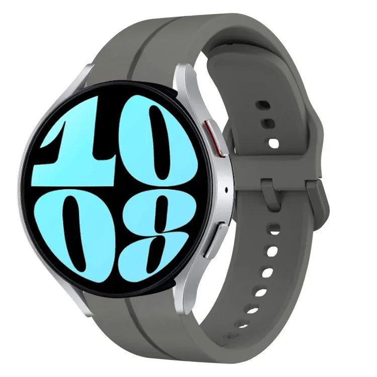 Bracelet de montre en silicone de 20 mm, pour Samsung Galaxy Watch 6 40 mm, pour Samsung Galaxy Watch 6 Classic 43 mm