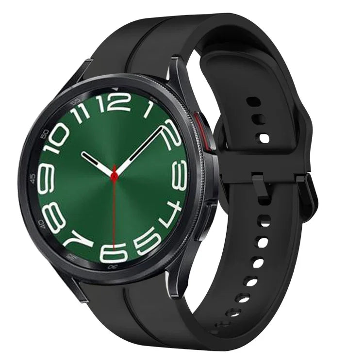 Bracelet de montre en silicone de 20 mm, pour Samsung Galaxy Watch 6 40 mm, pour Samsung Galaxy Watch 6 Classic 43 mm