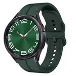 Bracelet de montre en silicone de 20 mm, pour Samsung Galaxy Watch 6 40 mm, pour Samsung Galaxy Watch 6 Classic 43 mm