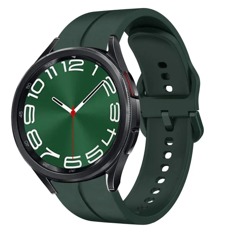 Bracelet de montre en silicone de 20 mm, pour Samsung Galaxy Watch 6 40 mm, pour Samsung Galaxy Watch 6 Classic 43 mm