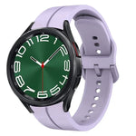 Bracelet de montre en silicone de 20 mm, pour Samsung Galaxy Watch 6 40 mm, pour Samsung Galaxy Watch 6 Classic 43 mm