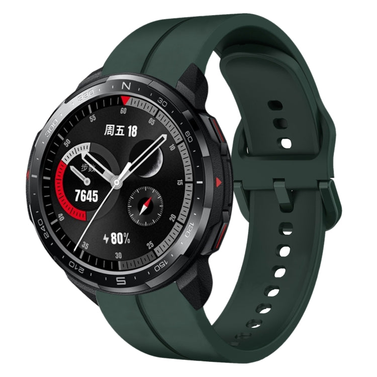 22mm Loop Silicone Watch Band, For Honor Watch GS Pro, For Honor Magic Watch 2 46mm, For Honor Watch Dream