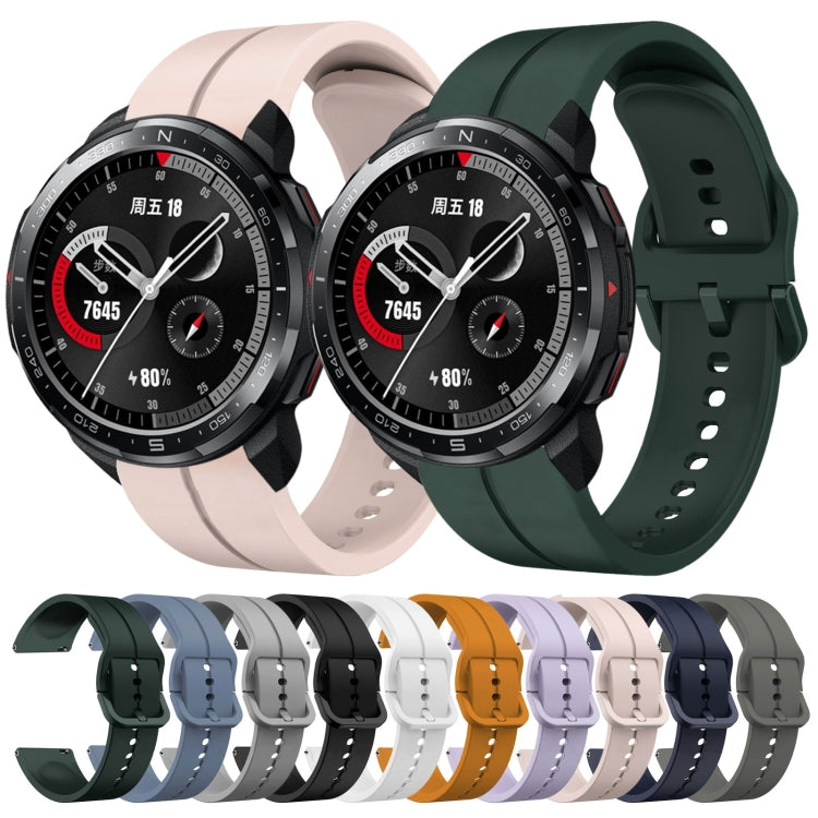 22mm Loop Silicone Watch Band, For Honor Watch GS Pro, For Honor Magic Watch 2 46mm, For Honor Watch Dream