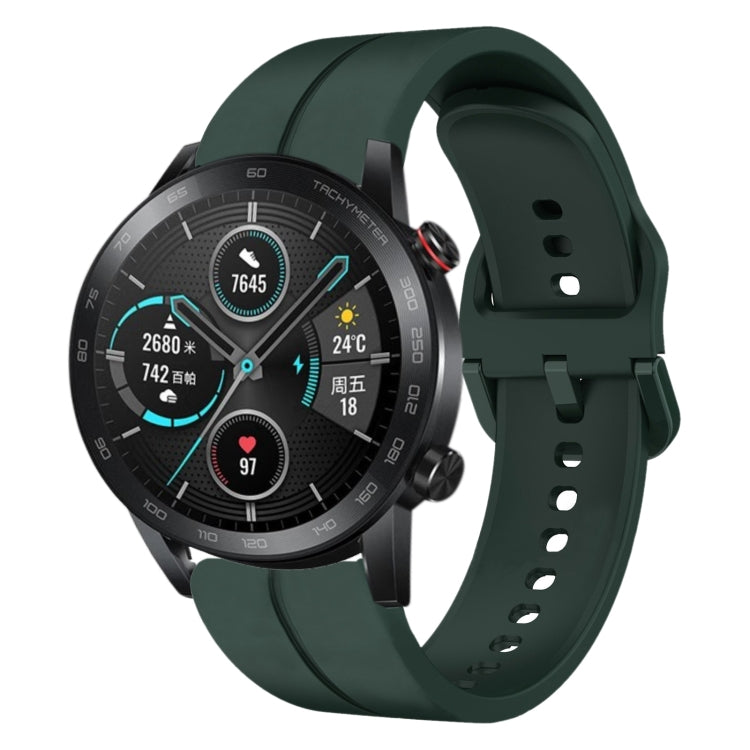 22mm Loop Silicone Watch Band, For Honor Watch GS Pro, For Honor Magic Watch 2 46mm, For Honor Watch Dream