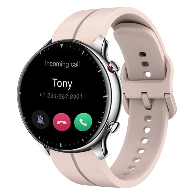22mm  Loop Silicone Watch Band, For Amazfit GTR 2e, For Amazfit GTR 2, For Amazfit 3, For Amazfit GTR 47mm