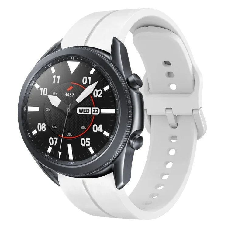 Bracelet de montre en silicone 22mm, pour Samsung Galaxy Watch3 45mm, pour Samsung Galaxy Watch 46mm, pour Samsung Gear S3 Classic, pour Samsung Gear S3 Frontier