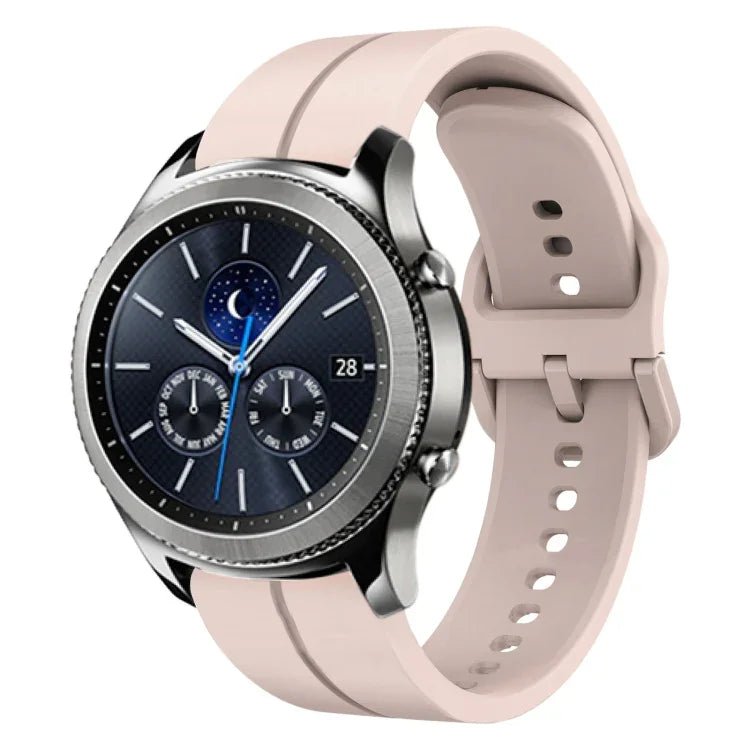 22mm Loop Silicone Watch Band, For Samsung Galaxy Watch3 45mm, For Samsung Galaxy Watch 46mm, For Samsung Gear S3 Classic, For Samsung Gear S3 Frontier