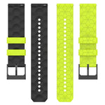 Bracelet de montre en silicone bicolore à motif de football de 20 mm, pour Samsung Galaxy Watch Active 2 44 mm, pour Samsung Galaxy Watch 42 mm