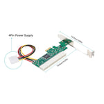 Carte adaptatrice convertisseur PCI-E vers PCI avec alimentation 4 broches, PCI-E vers PCI