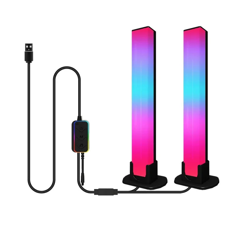 Barre lumineuse d'ambiance LED ZM-021 synchronisée avec la musique, lampe d'atmosphère de bureau Tuya, Barre lumineuse LED