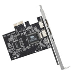 Carte d'extension PCI-E 3 ports 1394a 1394b Firewire 2 x 6 broches + 1 x 4 broches pour PC de bureau, 1394a+1394b