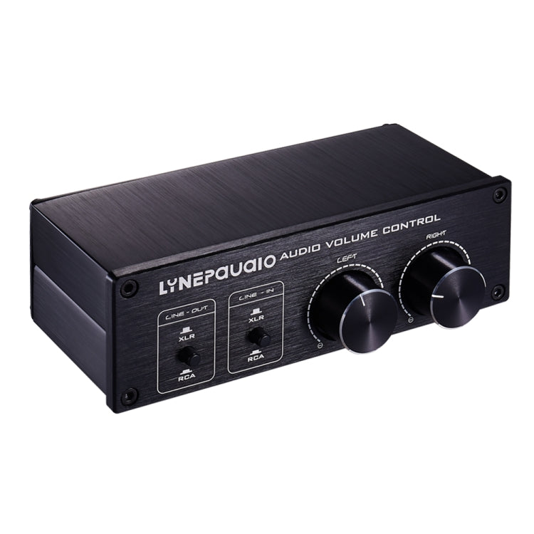 Contrôleur de volume commutateur 2 entrées 2 sorties, commutation de signal RCA vers signal équilibré XLR sans alimentation. Fournit interfaces RCA et XLR, réglage indépendant du volume des canaux L/R, adapté aux appareils nécessitant un réglage de volume