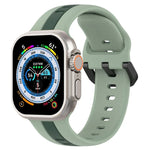Bracelet de montre en silicone à boucle à double couleur, pour Apple Watch Ultra 49 mm, pour Apple Watch Series 8&7 45 mm, pour Apple Watch Series 8&7 41 mm