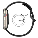 Bracelet de montre en silicone à boucle à double couleur, pour Apple Watch Ultra 49 mm, pour Apple Watch Series 8&7 45 mm, pour Apple Watch Series 8&7 41 mm