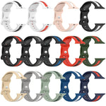 Bracelet de montre en silicone bicolore à boucle papillon, Pour Apple Watch Ultra 49 mm, Pour Apple Watch Series 8&7 45 mm, Pour Apple Watch Series 8&7 41 mm