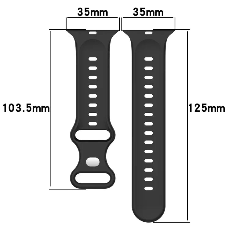 Bracelet de montre en silicone bicolore à boucle papillon, Pour Apple Watch Ultra 49 mm, Pour Apple Watch Series 8&7 45 mm, Pour Apple Watch Series 8&7 41 mm