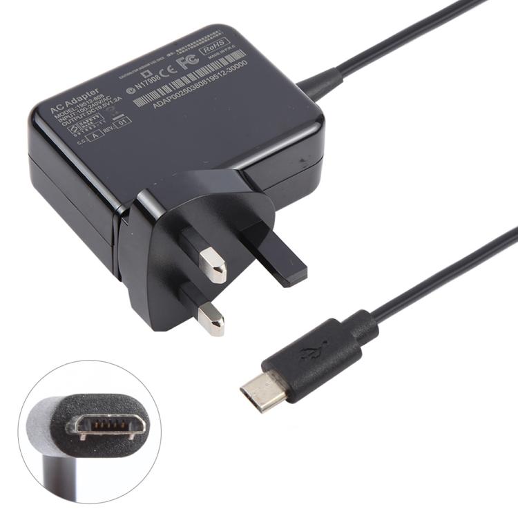 Chargeur mural adaptateur secteur 24W 19,5V 1,2A pour ordinateur portable Dell Venue 11 Pro