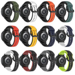 Bracelet de montre en silicone bicolore à boucle convexe de 20 mm, pour Samsung Galaxy Watch 6 40 mm, pour Samsung Galaxy Watch 6 Classic 43 mm