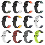 Bracelet de montre en silicone bicolore à boucle convexe de 20 mm, pour Samsung Galaxy Watch 6 40 mm, pour Samsung Galaxy Watch 6 Classic 43 mm