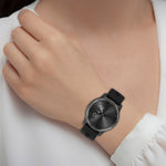 20mm Cross Textured Solid Color Silicone Watch Band, For Garmin Forerunner Sq2 Music