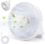 Ventilateur de camping portable multifonctionnel rechargeable à LED pour tente, noir, blanc