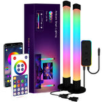 SAL006BS 2 Tubes Lumineux LED Synchronisation Musicale Veilleuse Intelligente WiFi