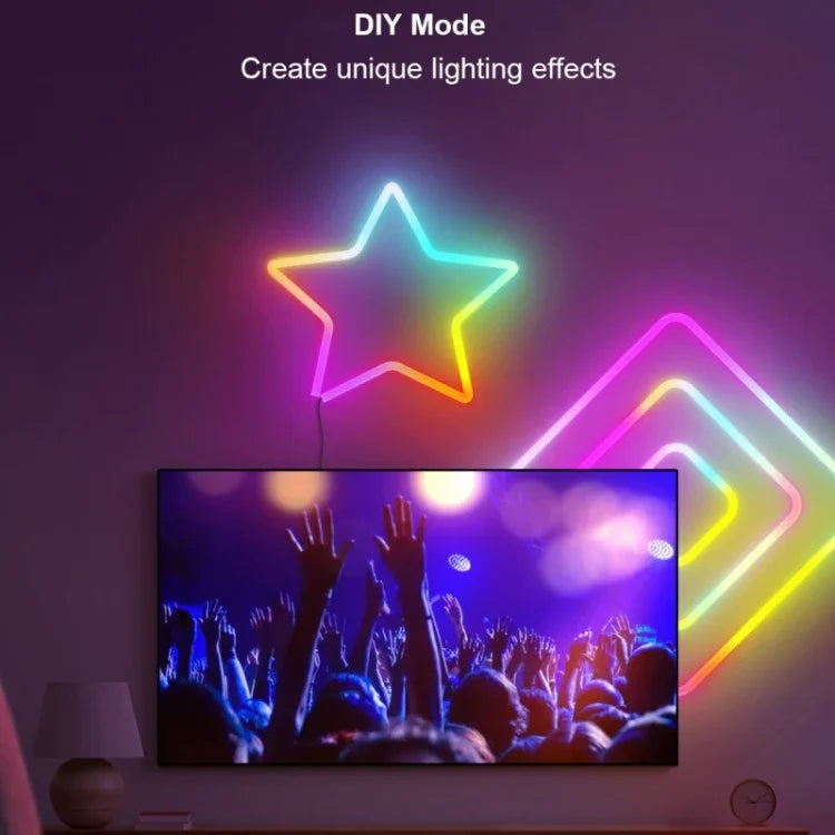 NH021 corde lumineuse néon RGB étanche 3m TUYA WIFI synchronisation musique, NH021