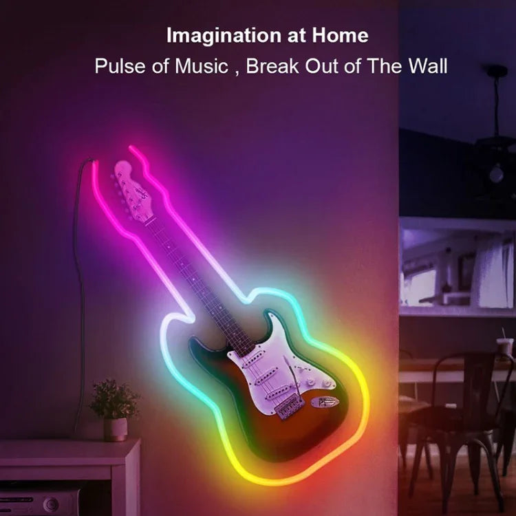 NH021 corde lumineuse néon RGB étanche 3m TUYA WIFI synchronisation musique, NH021