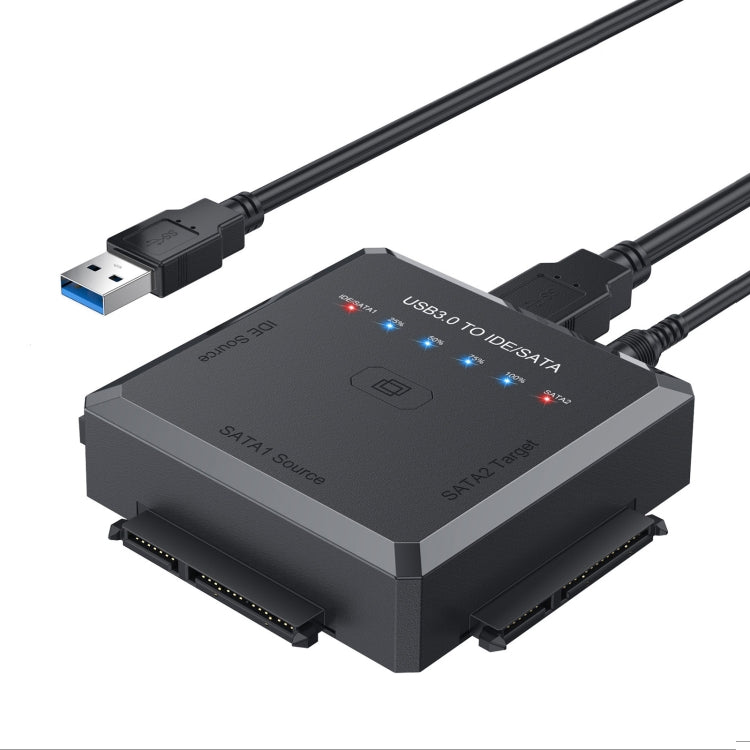 Adaptateur convertisseur USB3.0 vers disque dur SATA ou IDE avec fonction de clonage