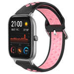 20mm Perforated Breathable Sports Silicone Watch Band, For Amazfit GTS 2 Mini, For Amazfit GTS 2, For Amazfit GTS