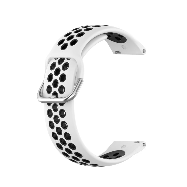 20mm Perforated Breathable Sports Silicone Watch Band, For Amazfit GTS 4 Mini, For Amazfit Bip3, For Amazfit Bip 1S