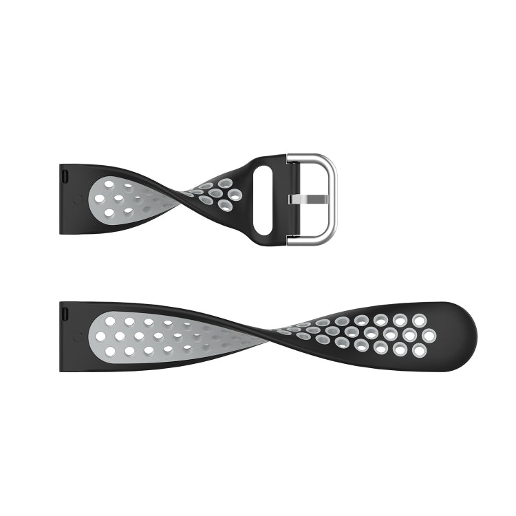 20mm Perforated Breathable Sports Silicone Watch Band, For Amazfit GTS 4 Mini, For Amazfit Bip3, For Amazfit Bip 1S