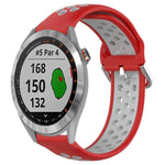 20mm Perforated Breathable Sports Silicone Watch Band, For Garmin Vivoactive3 Music, For Garmin Venu 2 Plus, For Garmin Approach S40