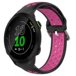 20mm Perforated Breathable Sports Silicone Watch Band, For Garmin Forerunner 158, For Garmin Forerunner 55, For Garmin Venu