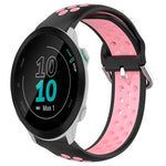 20mm Perforated Breathable Sports Silicone Watch Band, For Garmin Forerunner 158, For Garmin Forerunner 55, For Garmin Venu