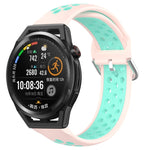 22mm Perforated Breathable Sports Silicone Watch Band, For Huawei Watch GT3 46mm, For Huawei Watch GT Runner, For Huawei Watch 3