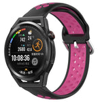 22mm Perforated Breathable Sports Silicone Watch Band, For Huawei Watch GT3 46mm, For Huawei Watch GT Runner, For Huawei Watch 3