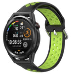 22mm Perforated Breathable Sports Silicone Watch Band, For Huawei Watch GT3 46mm, For Huawei Watch GT Runner, For Huawei Watch 3