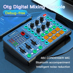 Carte son live multifonctionnelle M6 changeur de voix sans fil mixeur de diffusion, M6