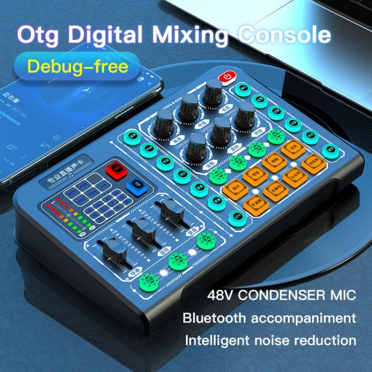 Carte son live multifonctionnelle M6 changeur de voix sans fil mixeur de diffusion, M6