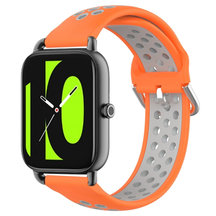 22mm Perforated Breathable Sports Silicone Watch Band, For Xiaomi MI Watch Sport, For Xiaomi Haylou RT2 LS10, For  Xiaomi Haylou RS4 LS12